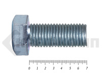 Болты DIN 931, с неполной резьбой, цинк, 30х 70 мм пр.8.8 (14,5 кг/25)